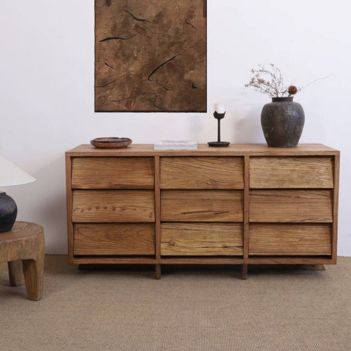 JAMIN Rustic Solid Wood Sideboard