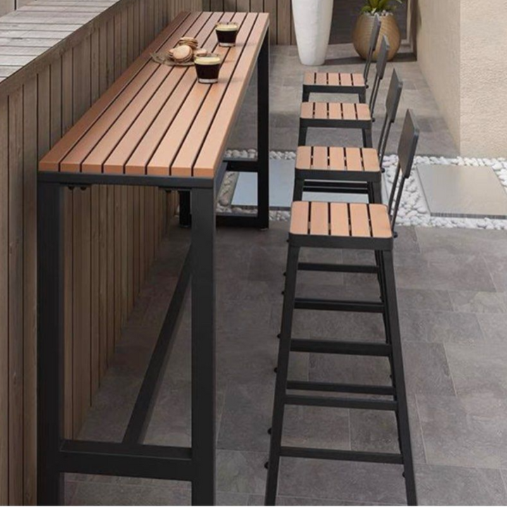 ORALE Modern Outdoor Bar Table & Chairs