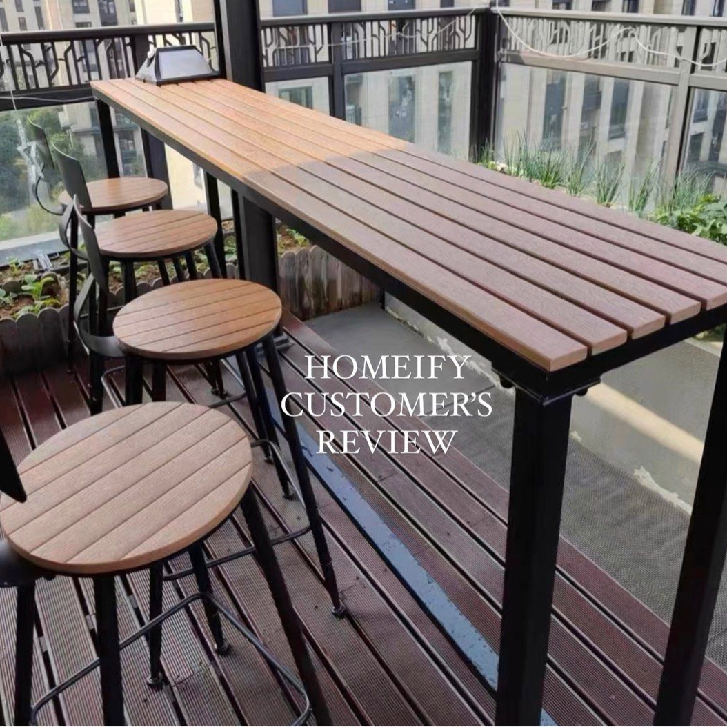 ORALE Modern Outdoor Bar Table & Chairs