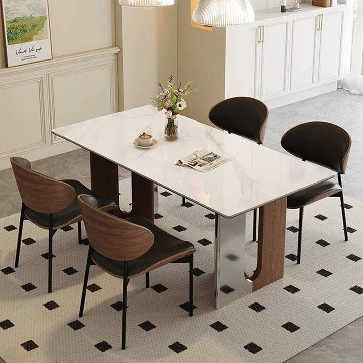 NICKO Modern Sintered Stone Dining Table
