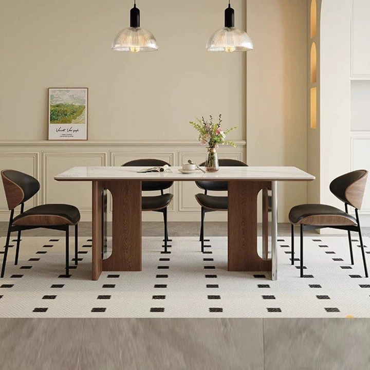 NICKO Modern Sintered Stone Dining Table