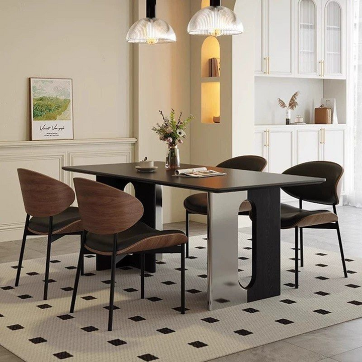 NICKO Modern Sintered Stone Dining Table