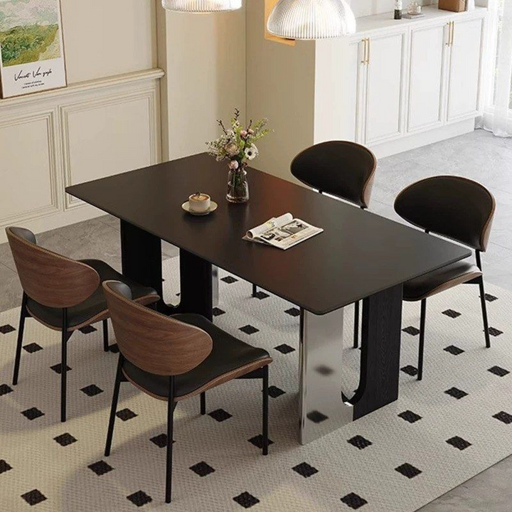 NICKO Modern Sintered Stone Dining Table