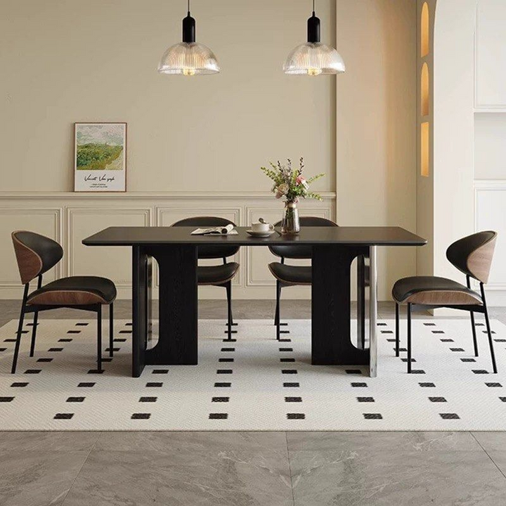 NICKO Modern Sintered Stone Dining Table