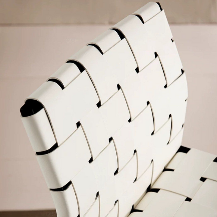 GAURE Modern Saddle Leather Bar Stool