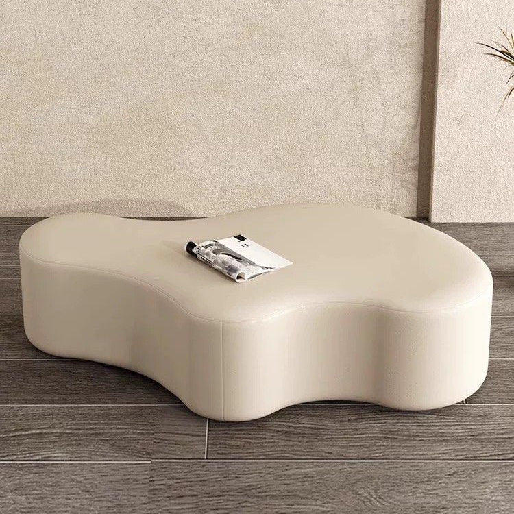 EBONY Modern Leather Ottoman