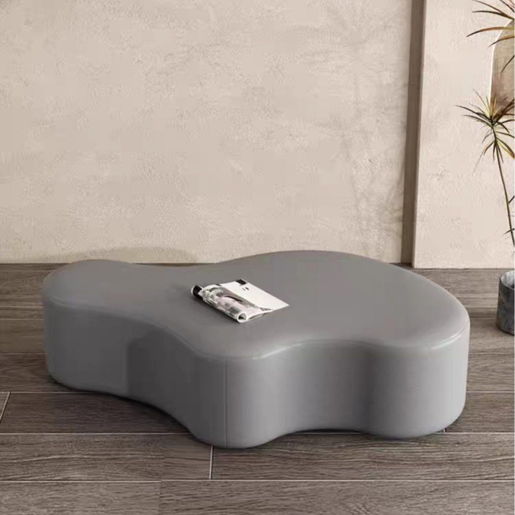EBONY Modern Leather Ottoman