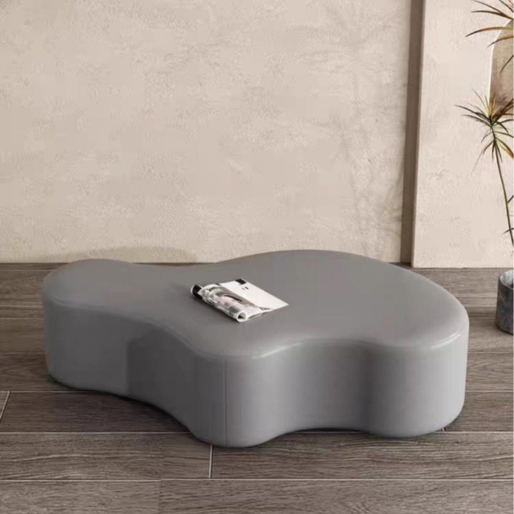 EBONY Modern Leather Ottoman