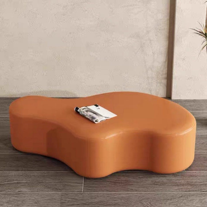 EBONY Modern Leather Ottoman