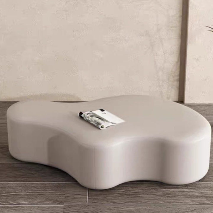 EBONY Modern Leather Ottoman