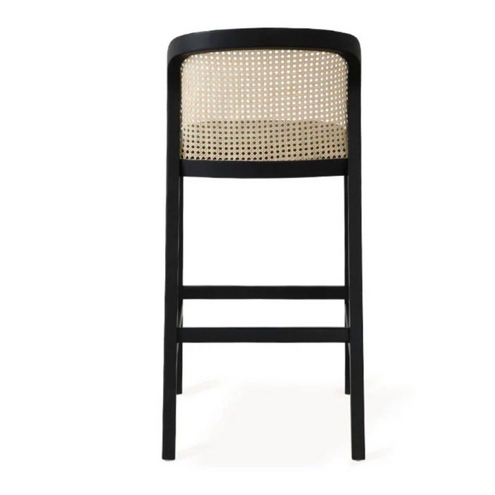RADICAN Mid Century Rattan Bar Stool