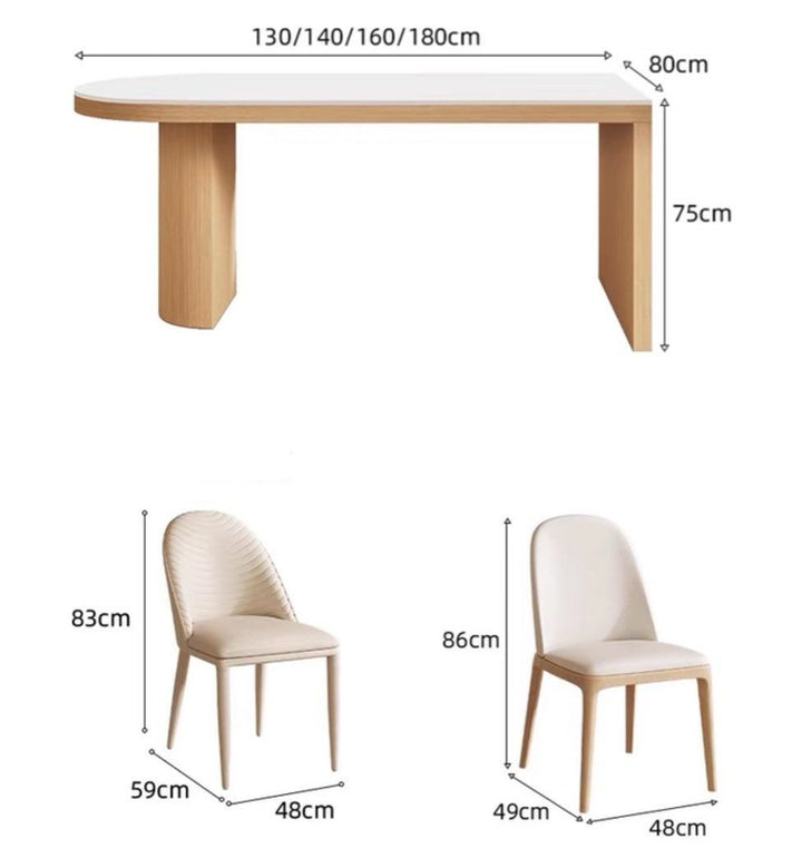 IMOGEN Modern Sintered Stone Dining Table