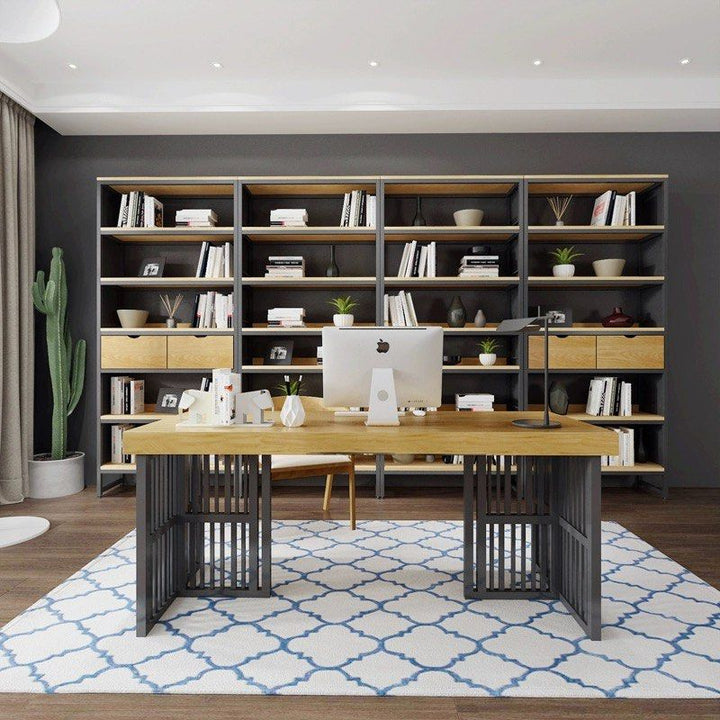 JORGE Modern Solid Wood Bookshelf