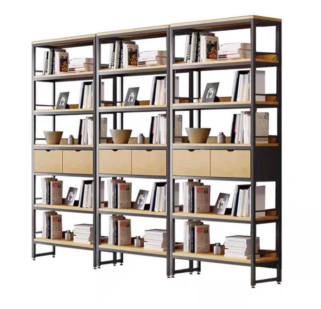 JORGE Modern Solid Wood Bookshelf