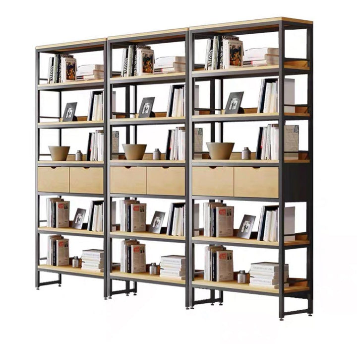 JORGE Modern Solid Wood Bookshelf