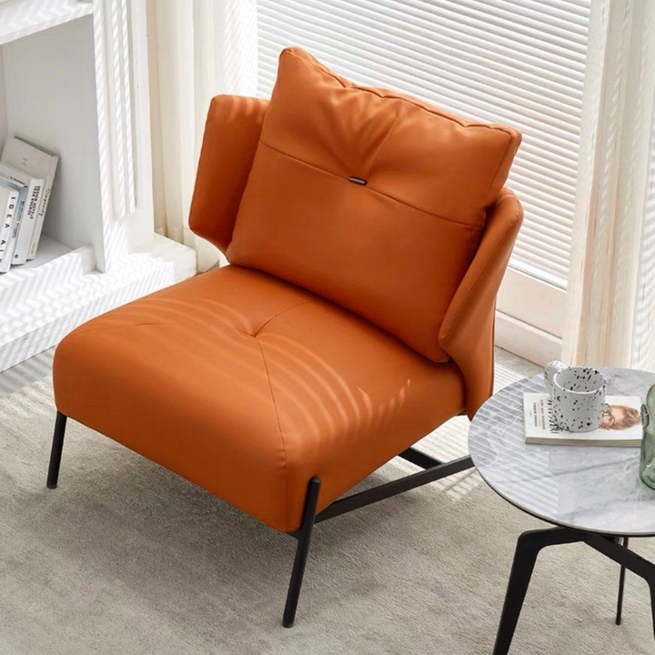 AFTON Modern Leather Lounge Chair