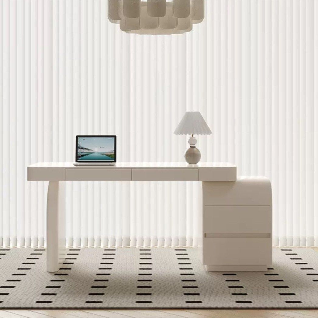 ALPHONSO Modern Solid Wood Study Desk
