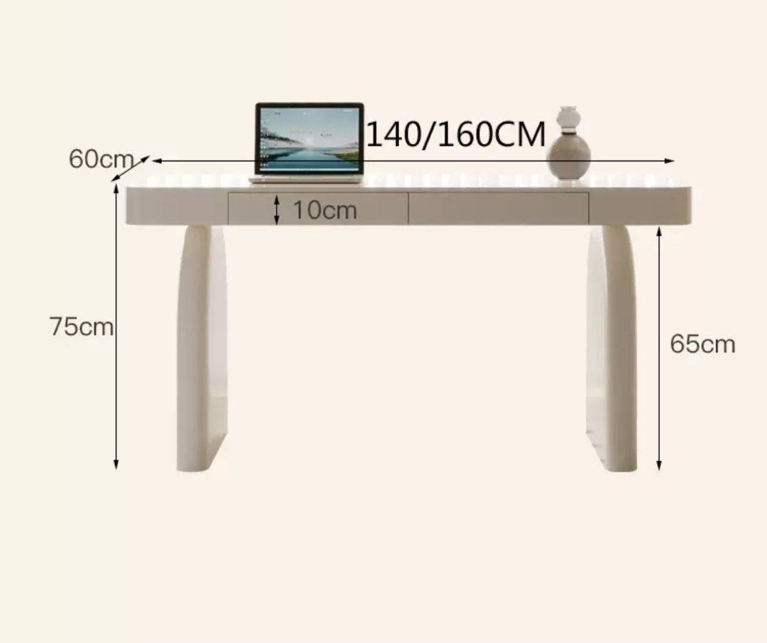 ALPHONSO Modern Solid Wood Study Desk