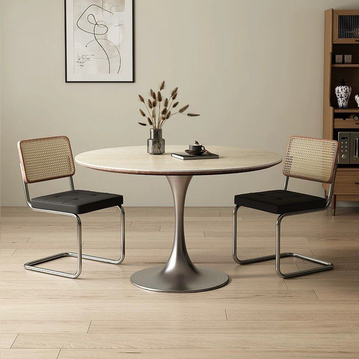 LACHLAN Modern Round Sintered Stone Dining Table