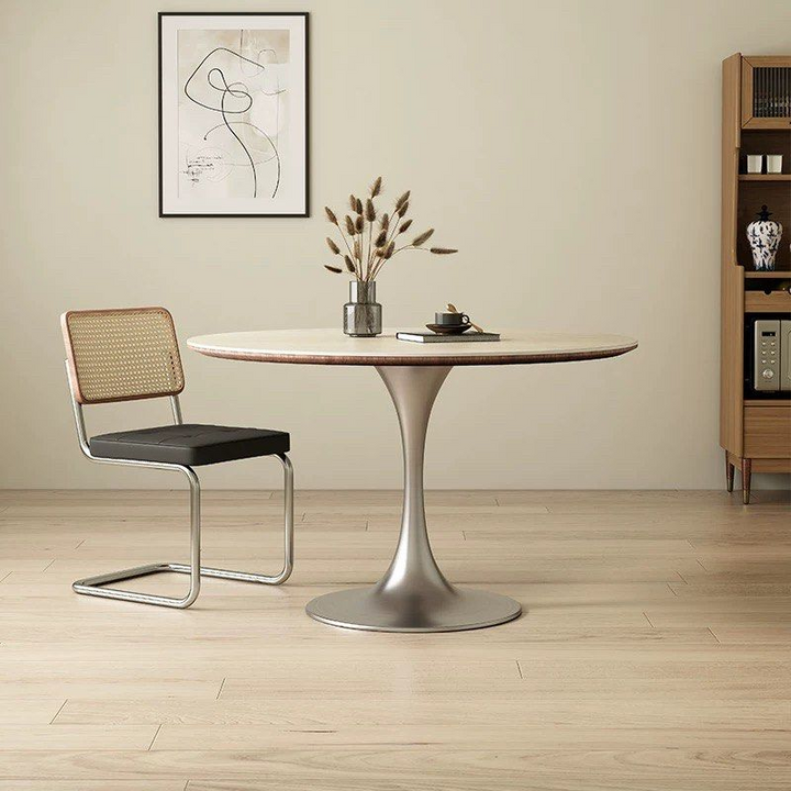 LACHLAN Modern Round Sintered Stone Dining Table