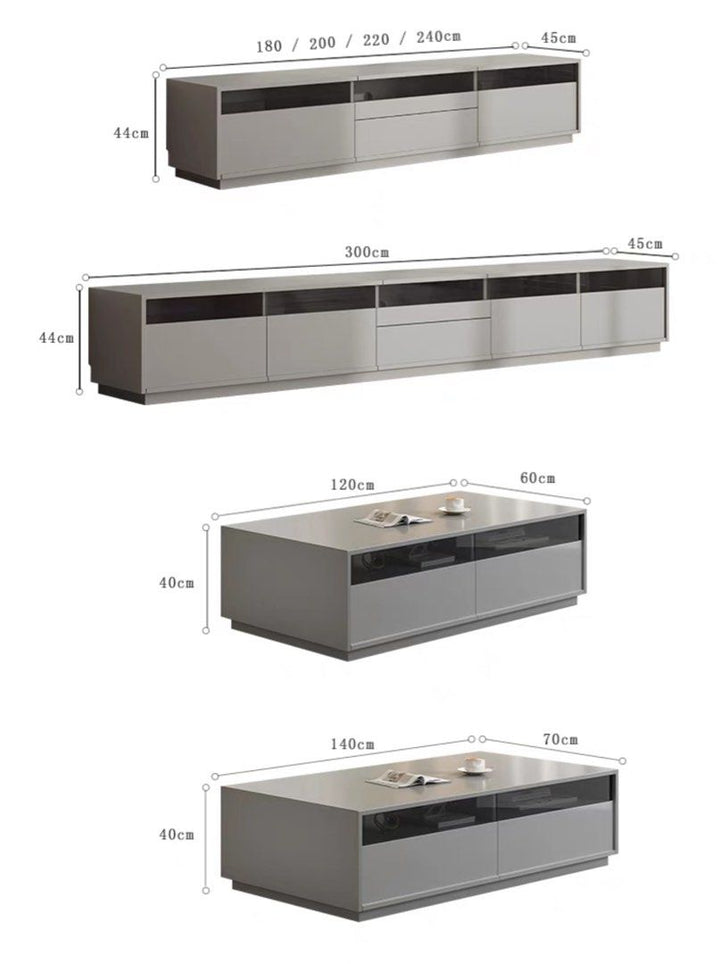 ZANN Modern LED TV Console