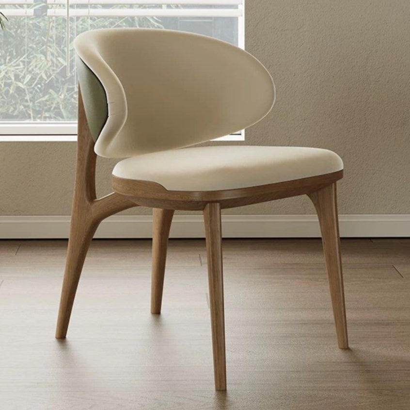 PREFIE Modern Leather Dining Chair - Radical Homes Singapore