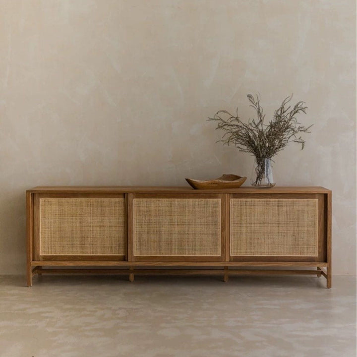 BOTAN Japandi Rattan TV Console