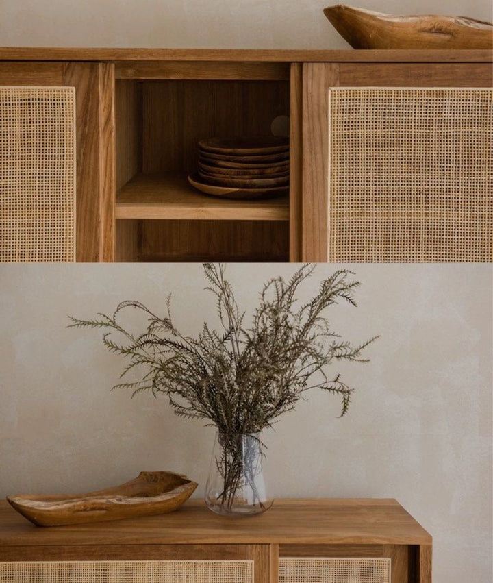 BOTAN Japandi Rattan TV Console