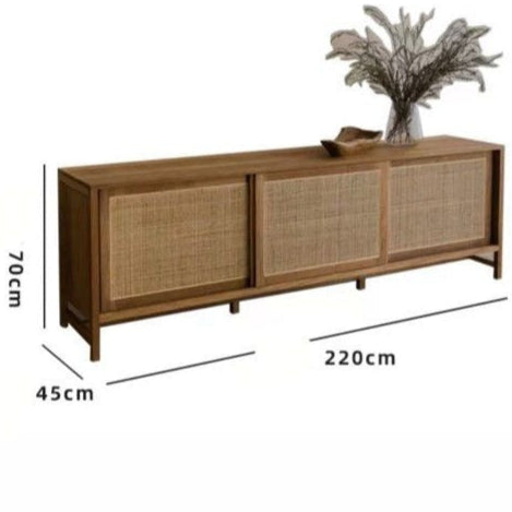 BOTAN Japandi Rattan TV Console