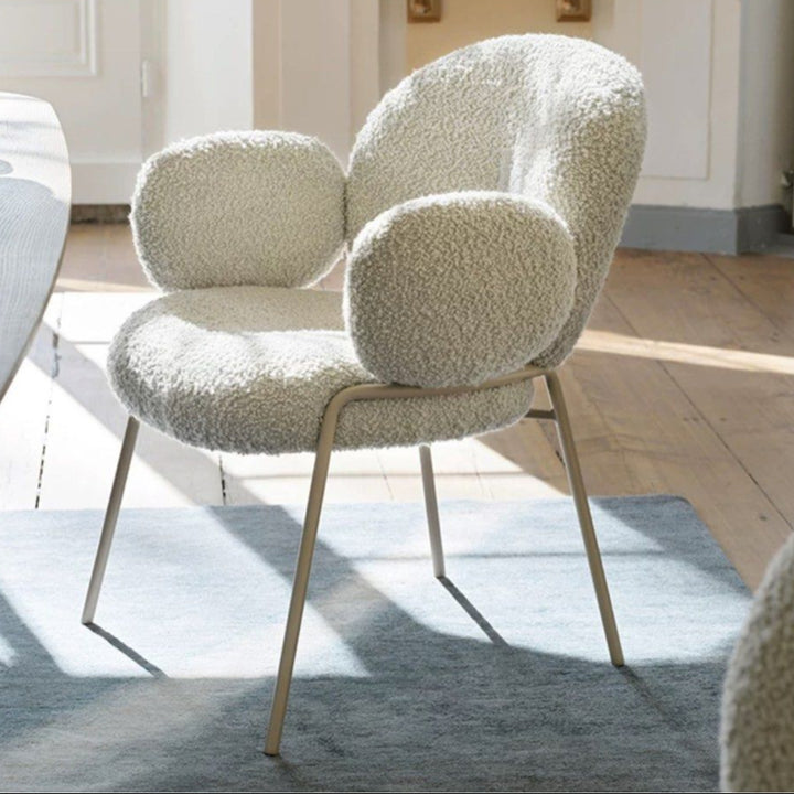 HARDY Modern Boucle Dining Chair