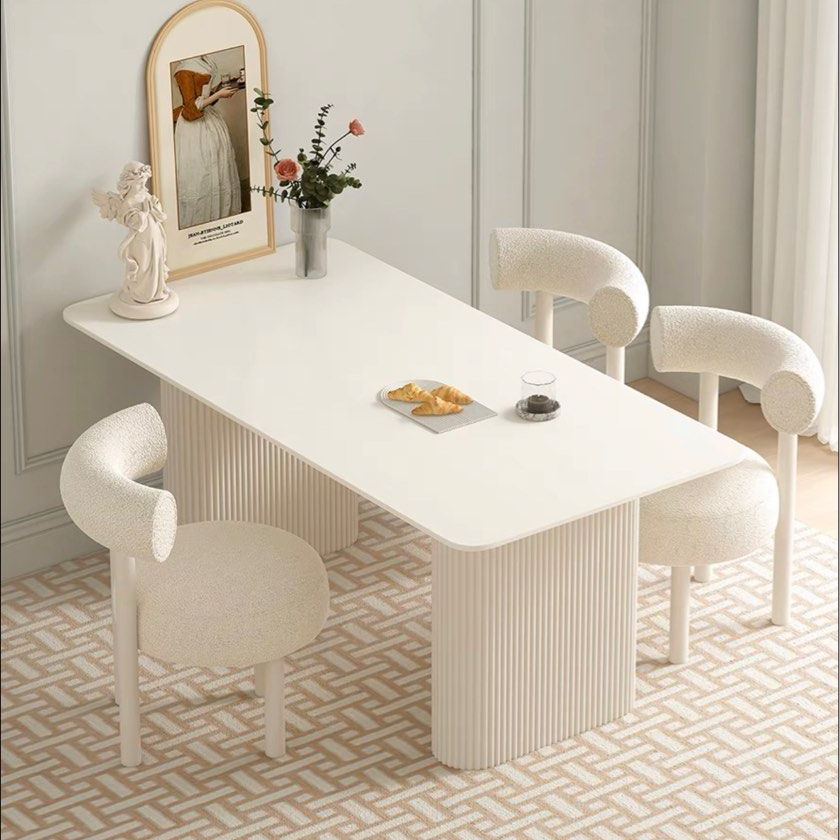 FLYNN Minimalist Sintered Stone Dining Table