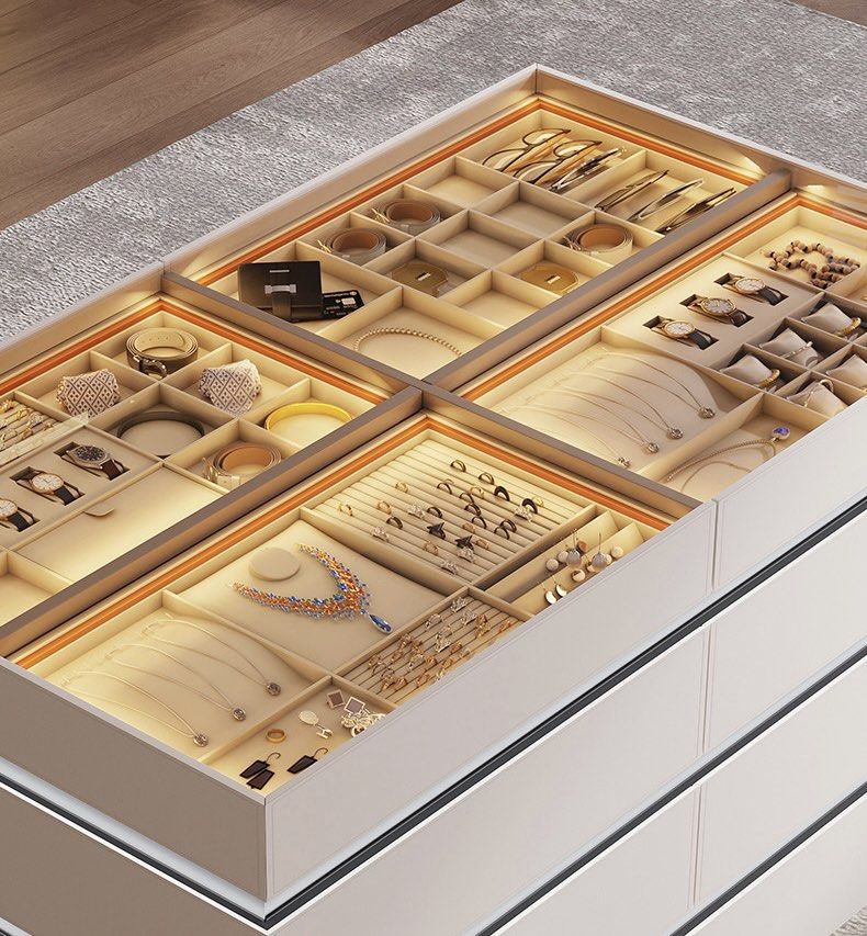 QUE Modern LED Closet Island