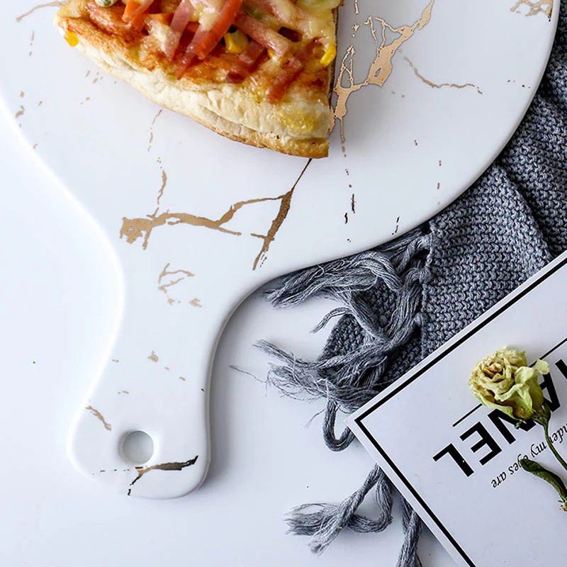 QUINTON Marble Ceramic Sushi Plate - Radical Homes Singapore