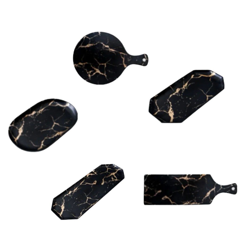 QUINTON Marble Ceramic Sushi Plate - Radical Homes Singapore