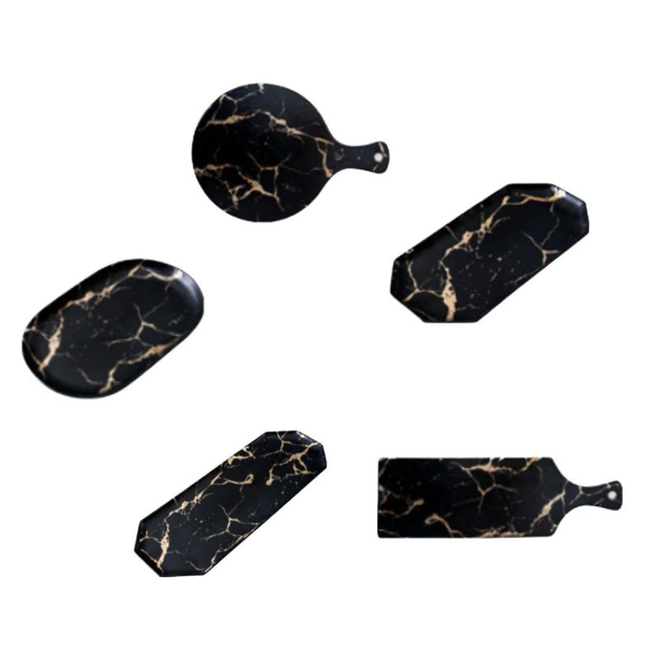QUINTON Marble Ceramic Sushi Plate - Radical Homes Singapore
