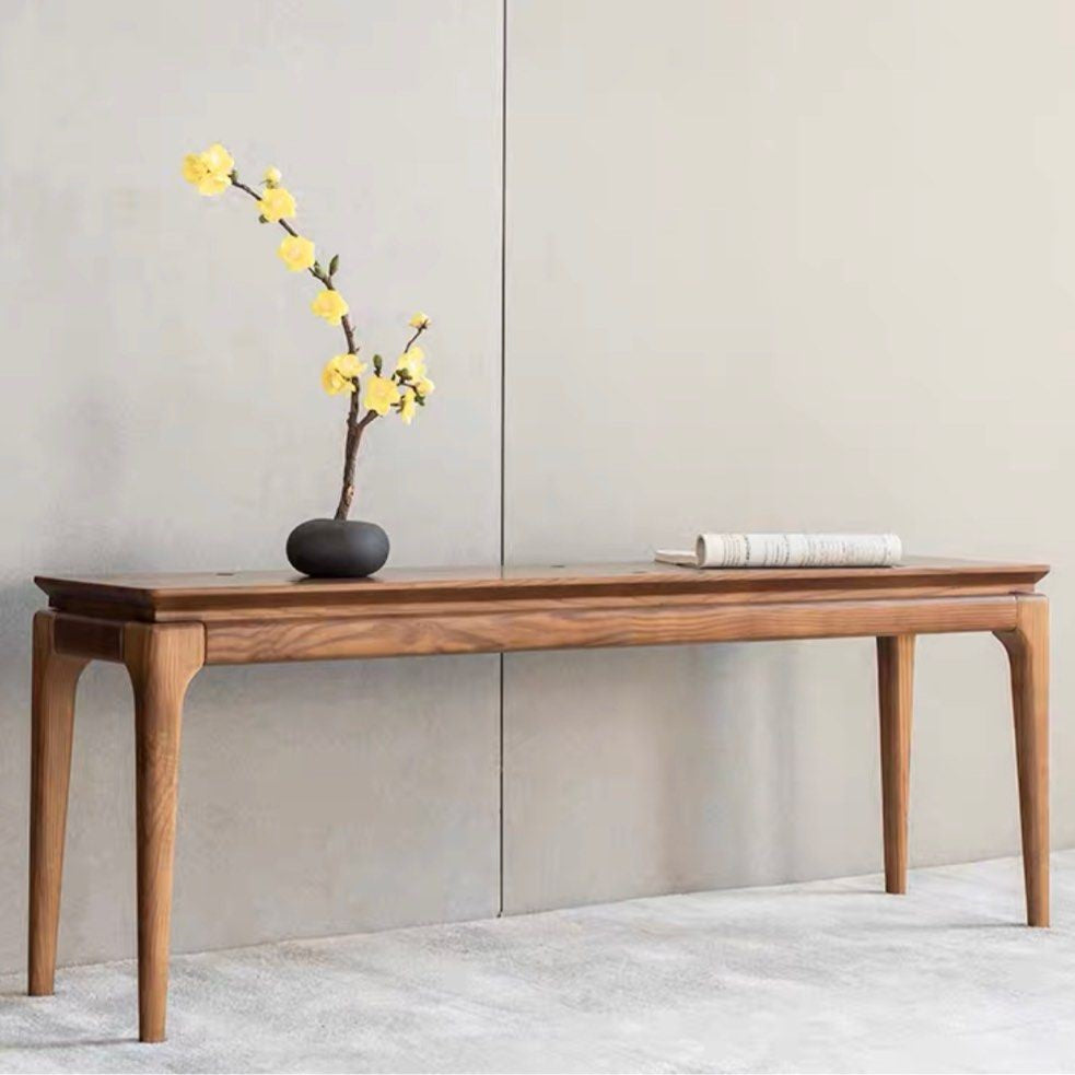 HEDLEY Solid Wood Dining Bench
