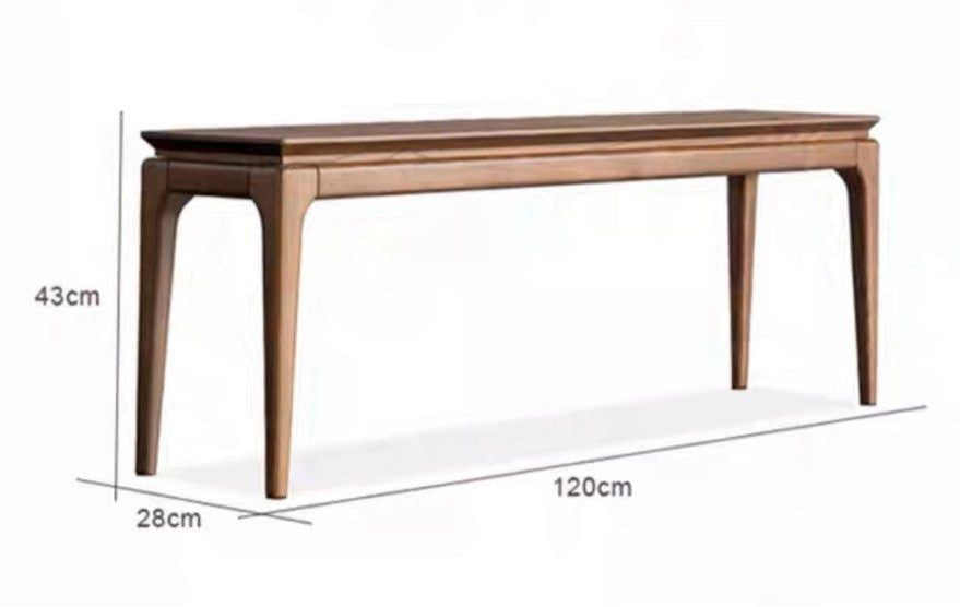 HEDLEY Solid Wood Dining Bench