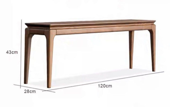 HEDLEY Solid Wood Dining Bench