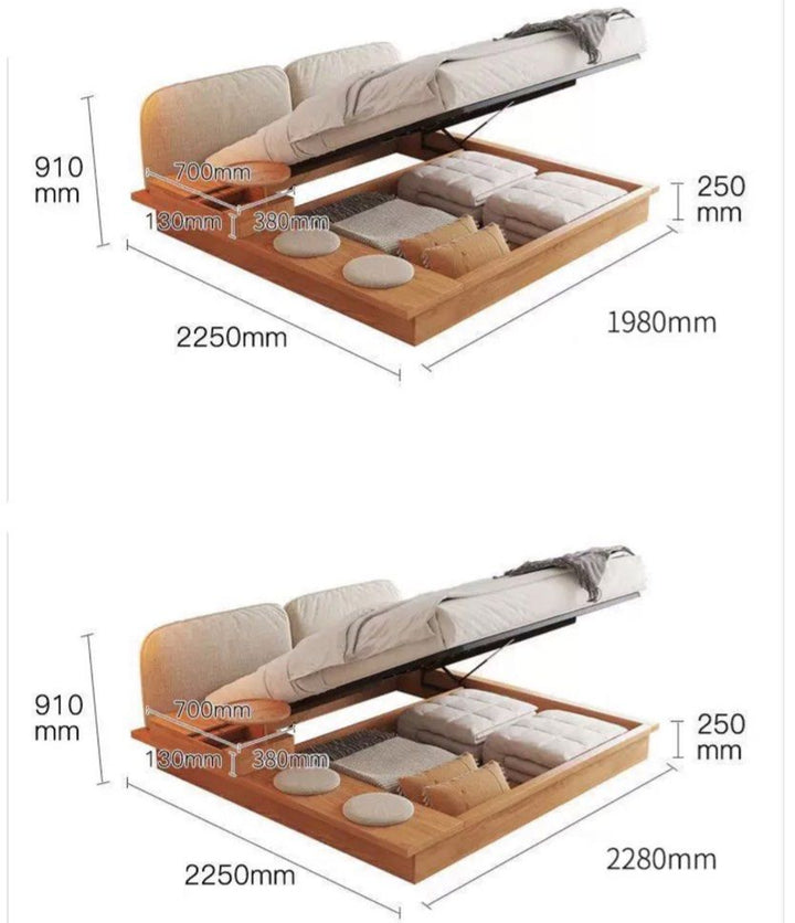 RADON Japandi Platform Bedframe