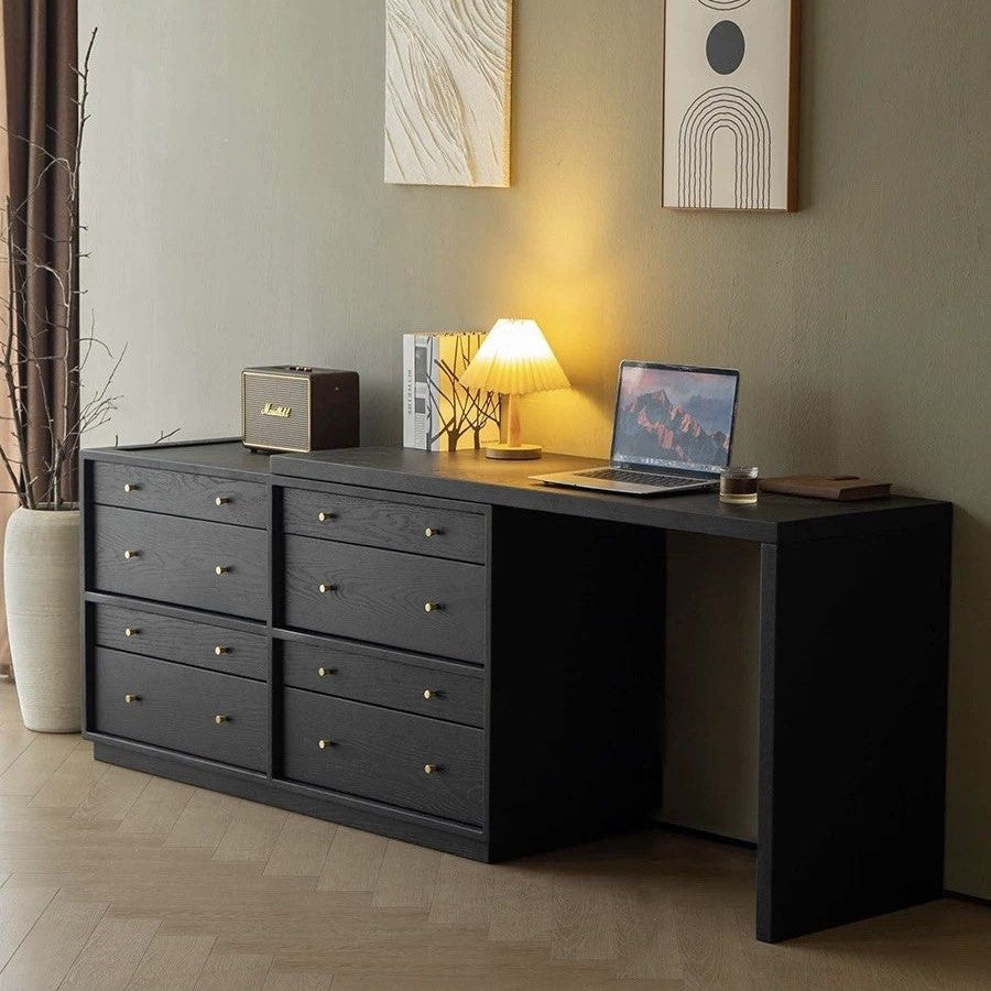 HADRIAN Modern Study Table & Cabinet