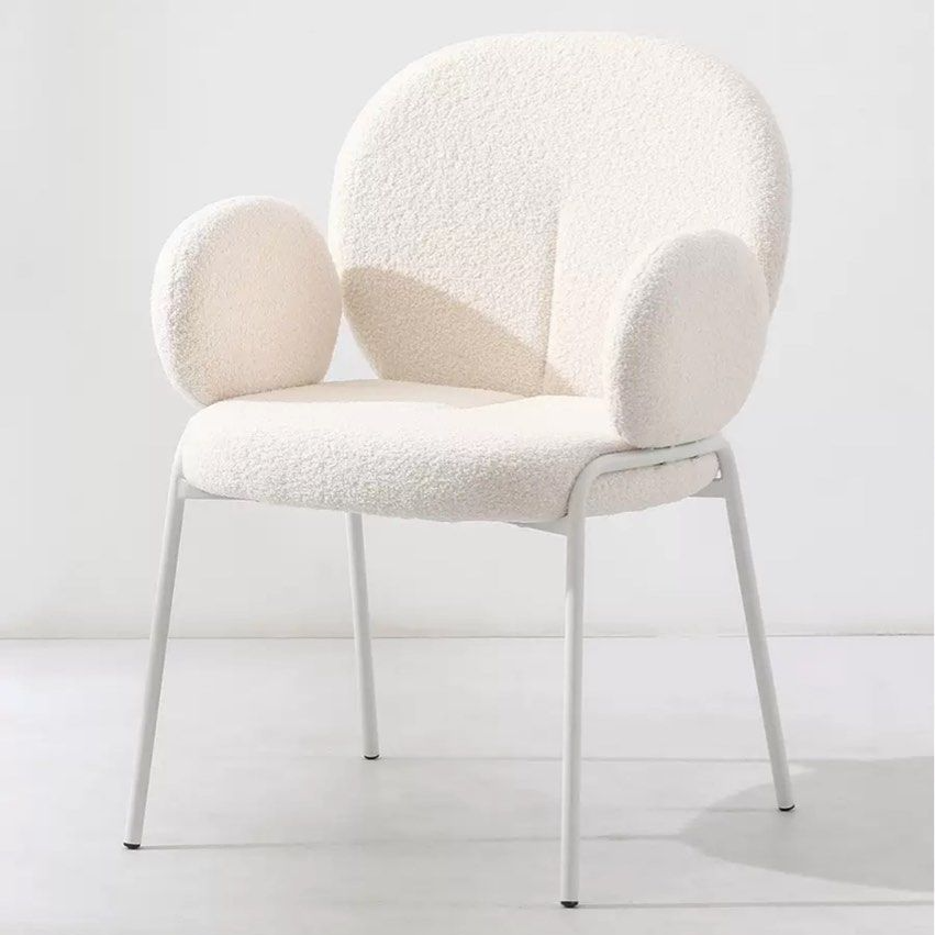 ANATOLI Modern Boucle Dining Chair
