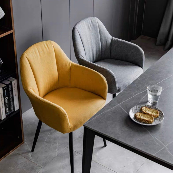 SOFEN Modern Leather Dining Chair