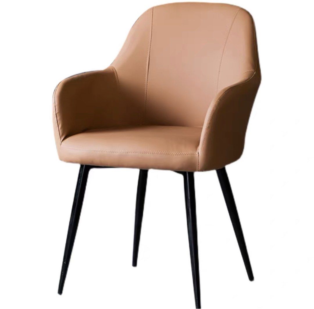 SOFEN Modern Leather Dining Chair