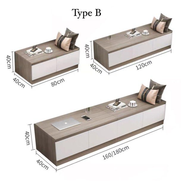 NIKO Bay Window Storage Ottoman