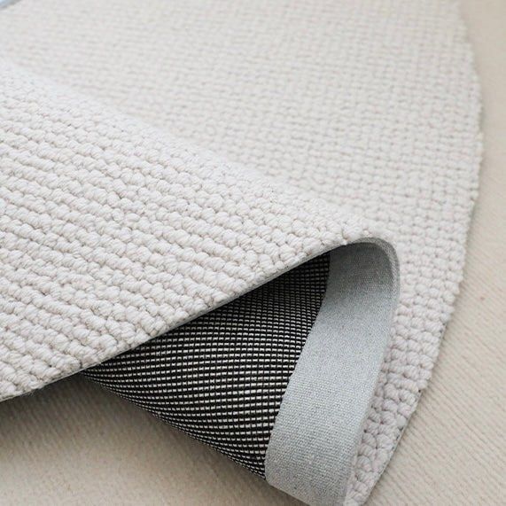 RAUSEN Modern Wool Blend Round Rug