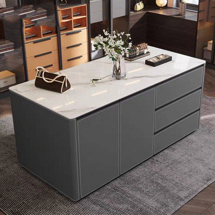 RAYARD Modern Sintered Stone Closet Island