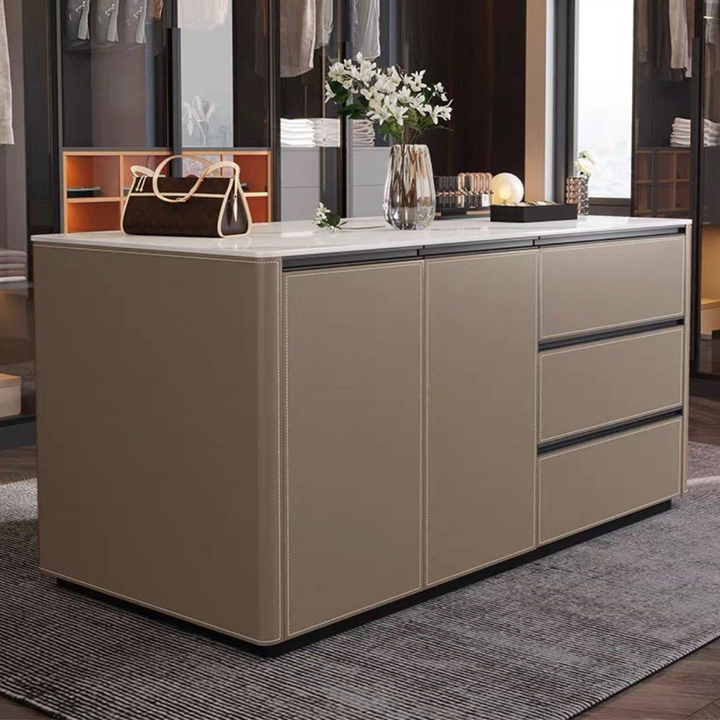 RAYARD Modern Sintered Stone Closet Island