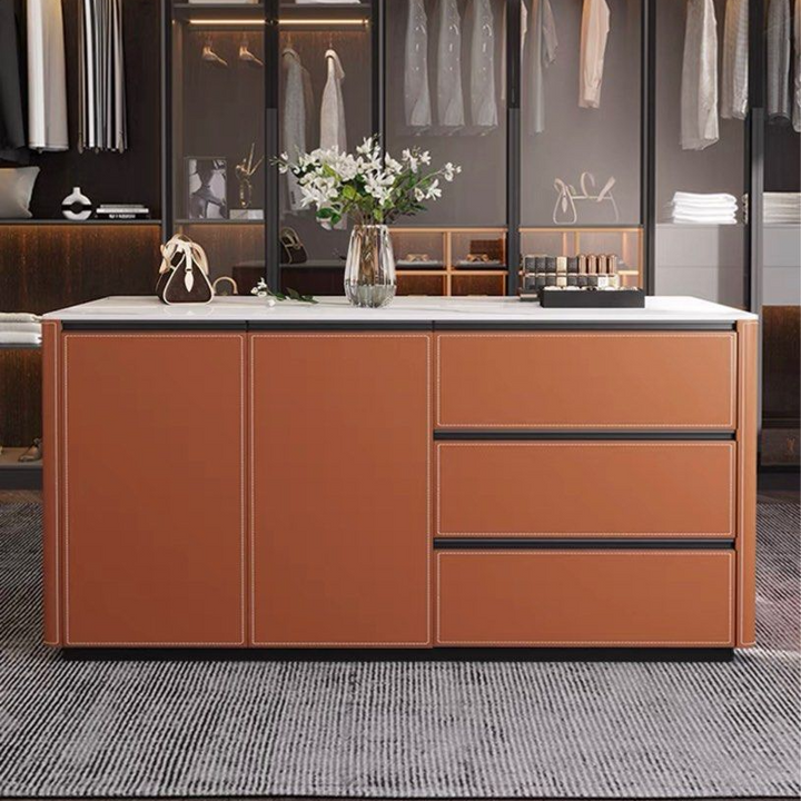 RAYARD Modern Sintered Stone Closet Island