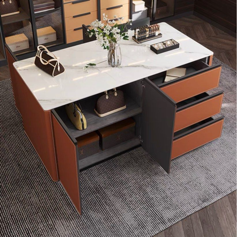 RAYARD Modern Sintered Stone Closet Island
