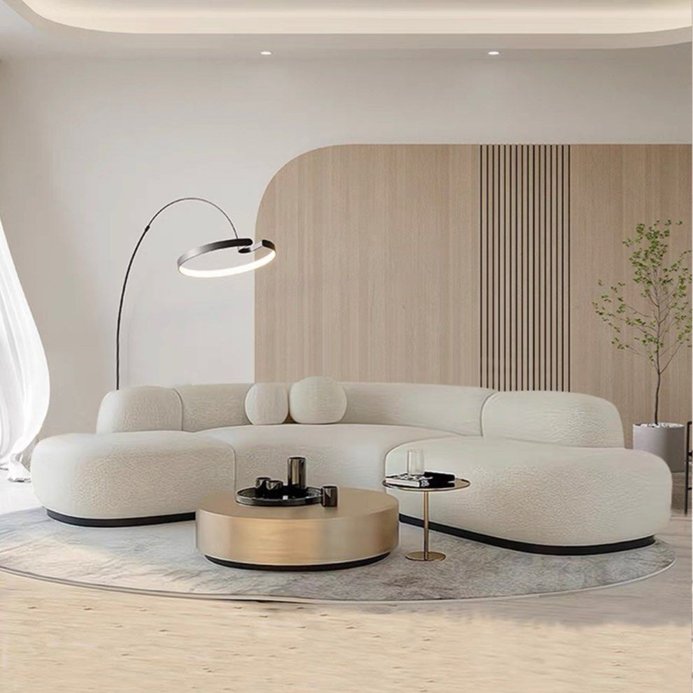 MIRETTA Modern Boucle Fabric Sofa